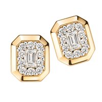 Ohrringe Valentina Callegher Dame in Gelbgold Diamante 12626/1*SOG